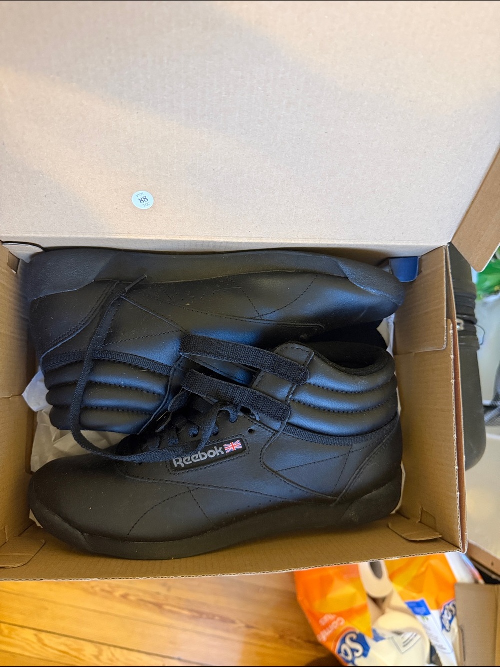 Reebok Women’s Black High-Top Sneakers